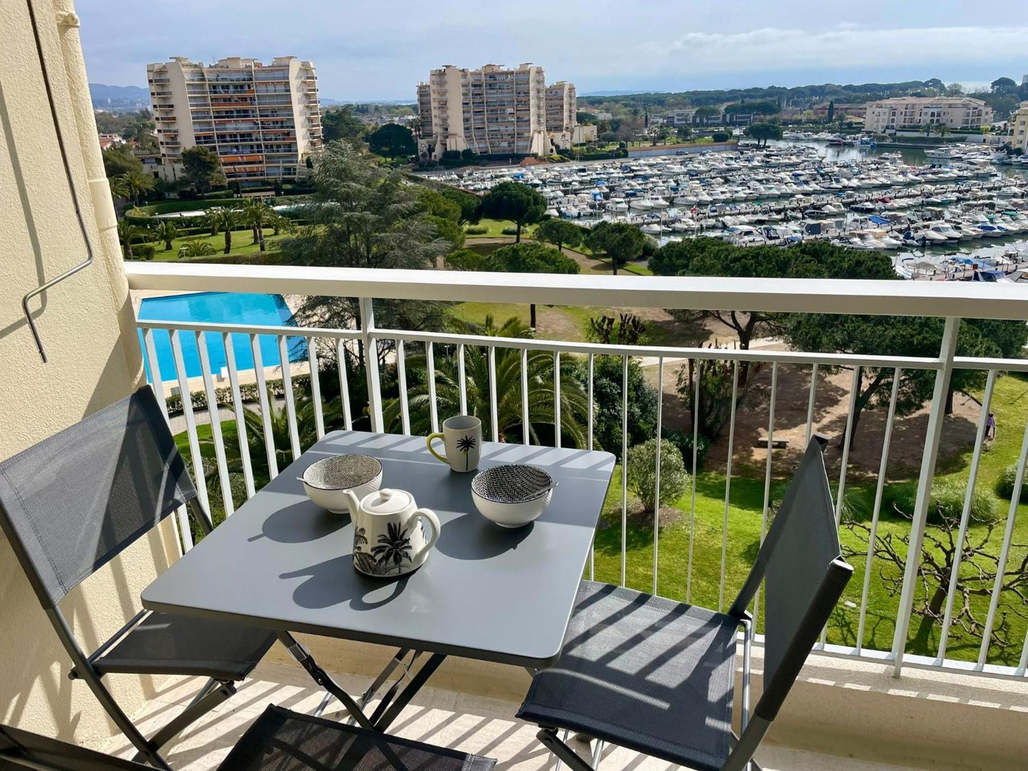 Studio Avec Vue Sur Marina Et Mer - 2 Adultes Et 1 Enfant Maximum Мандельє-ла-Напуль Екстер'єр фото